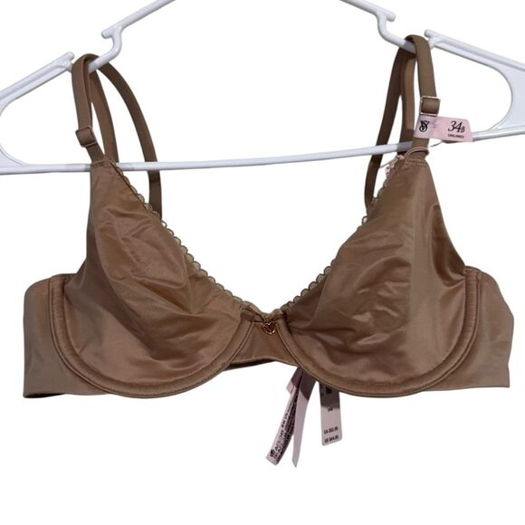 NWT Victoria's Secret 34B Nude Body By Victoria Unlined Demi Bra - Picture 1 of 4